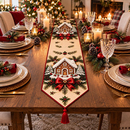 ✨ DIY Christmas Diamond Painting Table Runner Kit