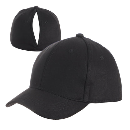 Women's Solid Baseball Cap Set with Magnetic Closure, Stylish & Practical for Ponytail, Perfect for Running, Workouts & Outdoor Activities, Ideal Gift.Black Friday.Christmas gift