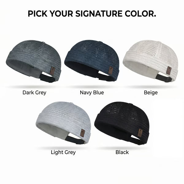 Lightweight Breathable Mesh Brimless Cap