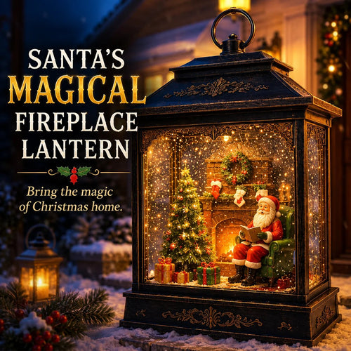 🎅 Santa's Magical Fireplace Lantern🎄 Bring the Magic of Christmas Home ✨