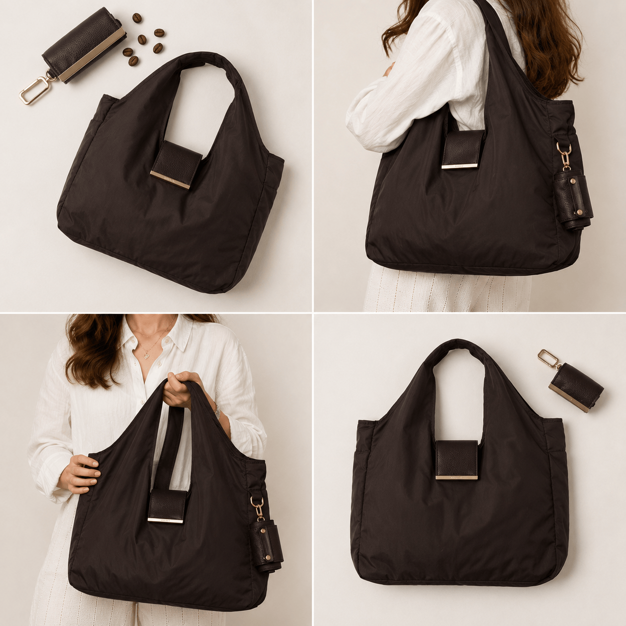 Foldable Keychain Storage Tote Bag