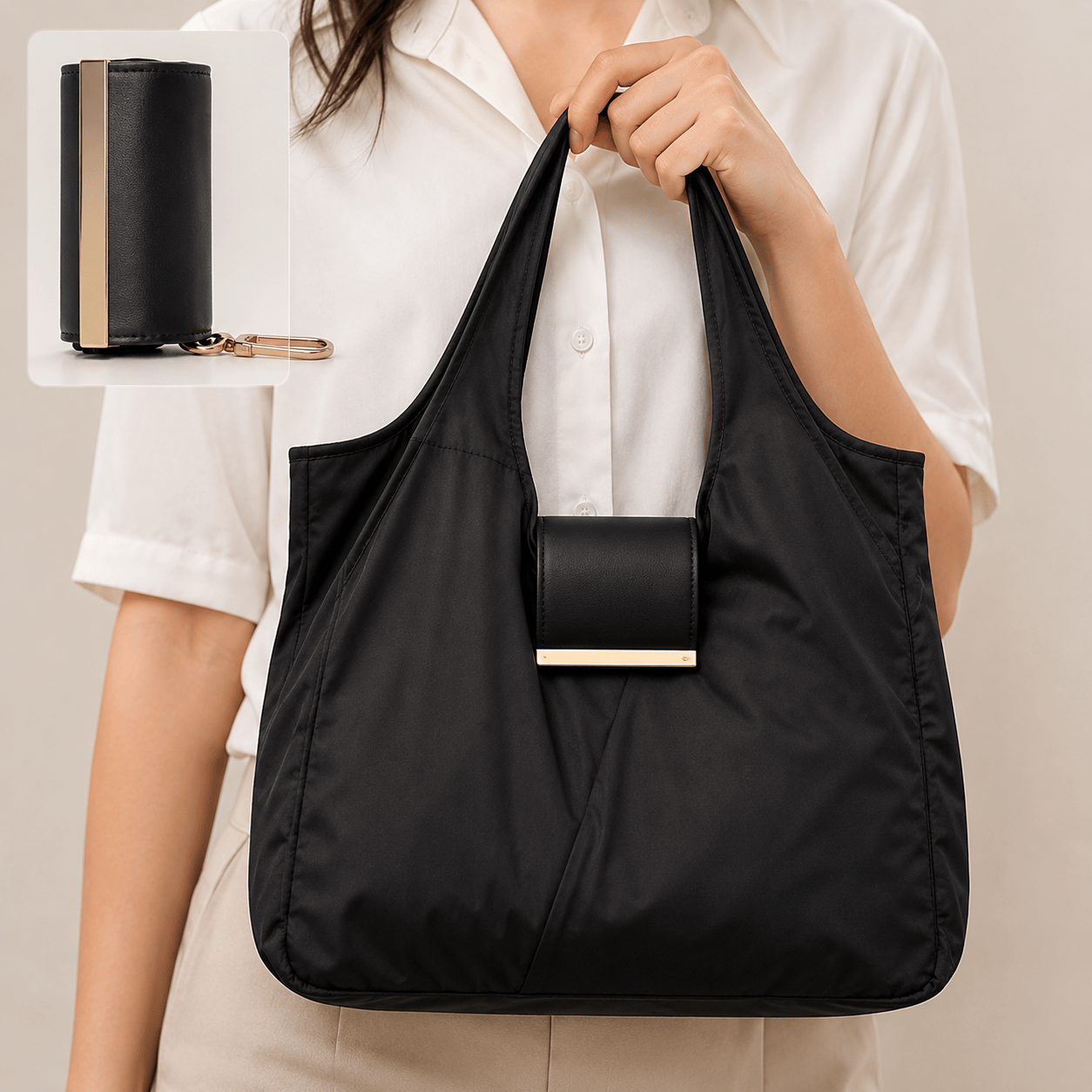 Foldable Keychain Storage Tote Bag