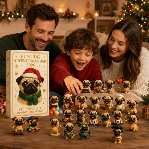 🐶2026 Fun Pug Advent Calendar