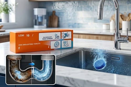 Powerful Pipe Declogging & Cleaning Tablets