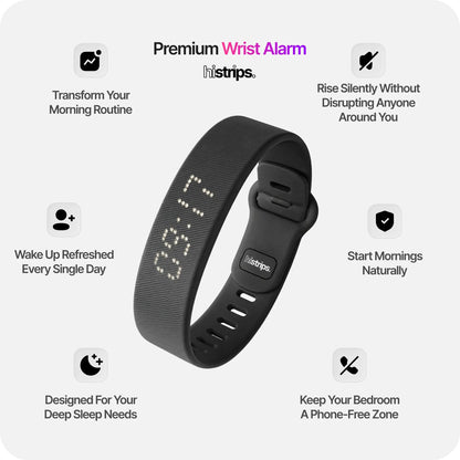 Onyx Silent Vibration Alarm Clock for Heavy Sleepers