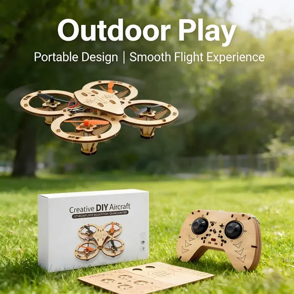 🔥Last Day 69% OFF-Wooden Drone DIY Assembly Kit