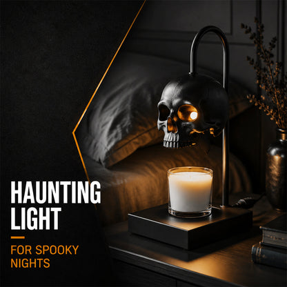 Gothic Skull Candle Warmer Lamp