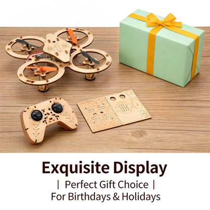 🔥Last Day 69% OFF-Wooden Drone DIY Assembly Kit