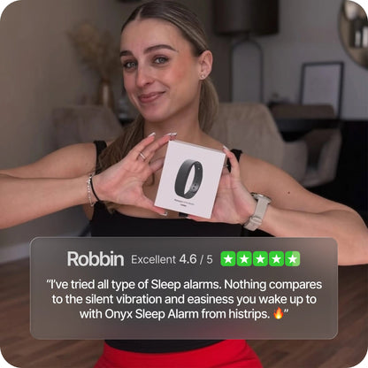 Onyx Silent Vibration Alarm Clock for Heavy Sleepers