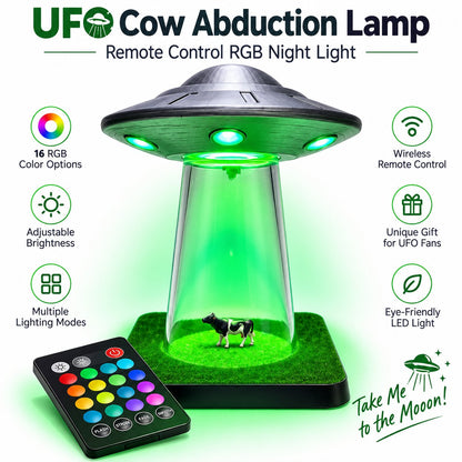 The Original Alien Abduction Lamp – Touch Control UFO LED Desk Light