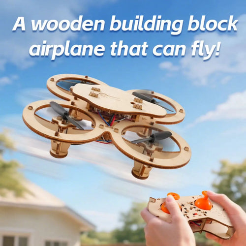 🔥Last Day 69% OFF-Wooden Drone DIY Assembly Kit