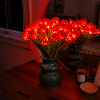 Glowing Tulip Light Bouquet