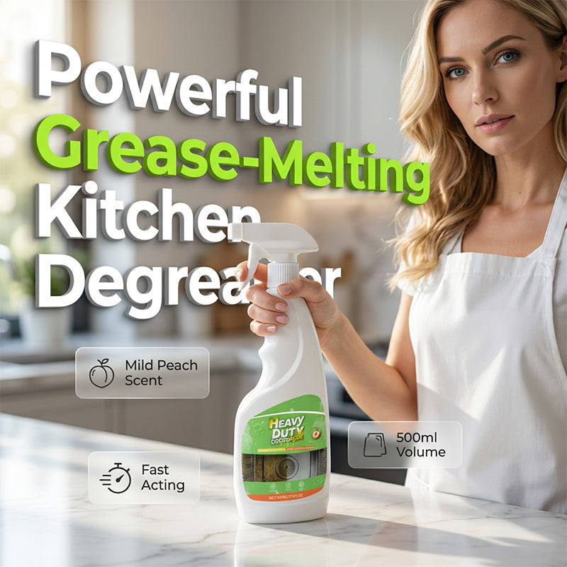 ⏳HOT SALE 50%OFF✨💞50K+ SOLD!🏆Heavy Duty Kitchen Degreaser Spray