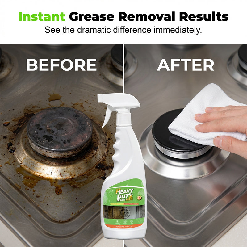 ⏳HOT SALE 50%OFF✨💞50K+ SOLD!🏆Heavy Duty Kitchen Degreaser Spray