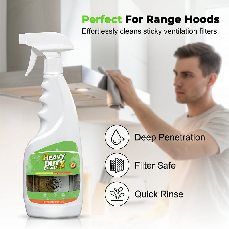 ⏳HOT SALE 50%OFF✨💞50K+ SOLD!🏆Heavy Duty Kitchen Degreaser Spray