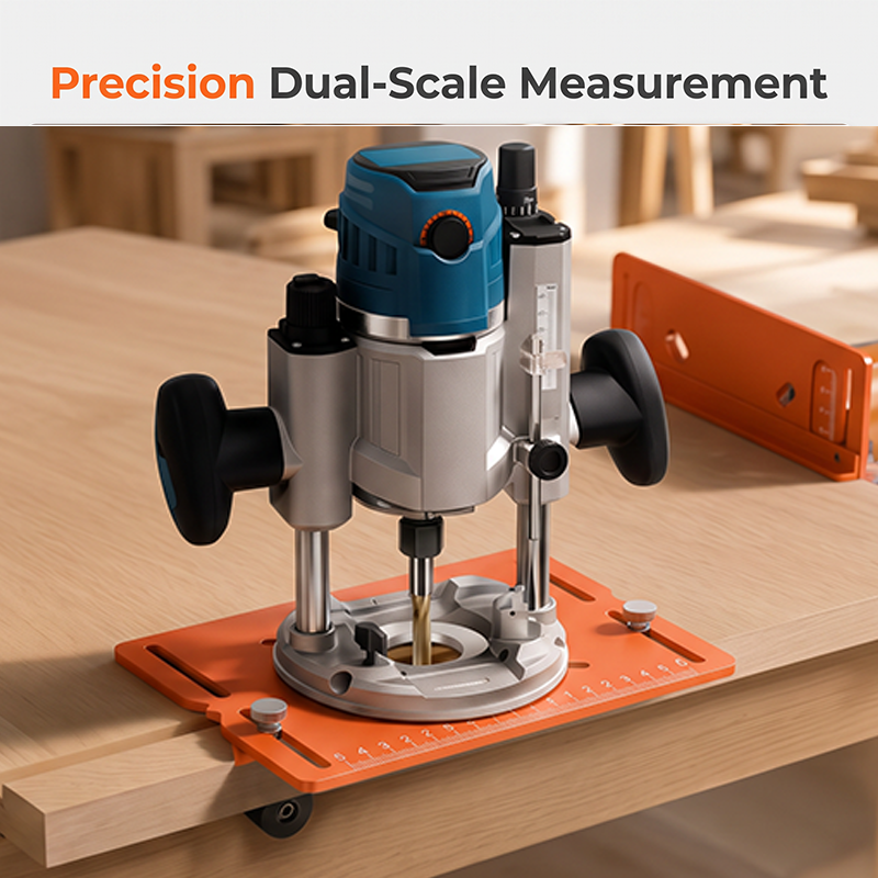 Tryzovira Precision Wood Router Slotting Guide Bracket