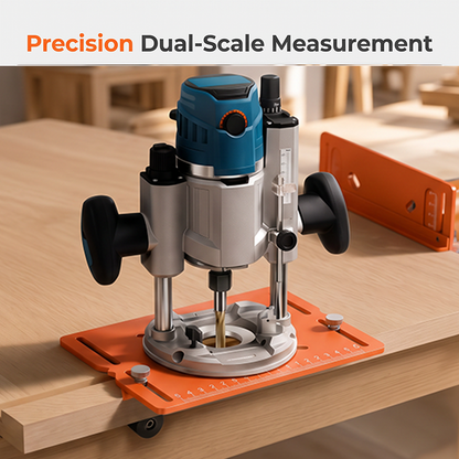 Tryzovira Precision Wood Router Slotting Guide Bracket