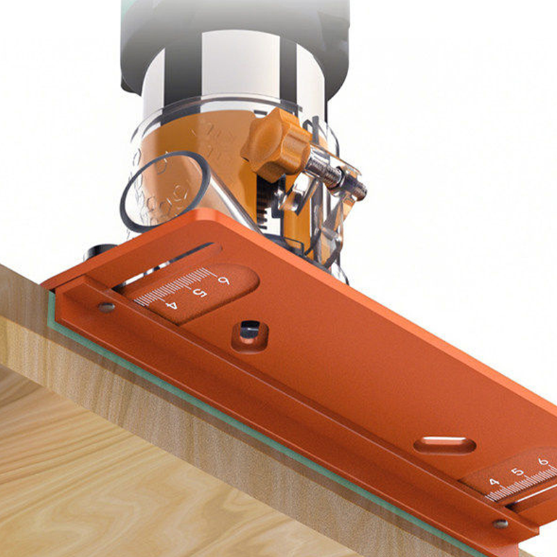 Tryzovira Precision Wood Router Slotting Guide Bracket