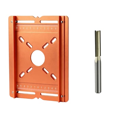 Tryzovira Precision Wood Router Slotting Guide Bracket